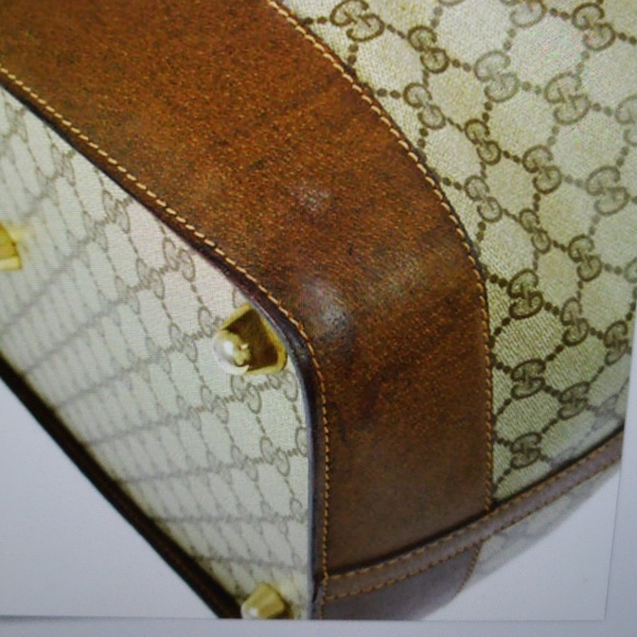 Authentic vintage Gucci Shelly Line GG Travel bag - Picture 2 of 7